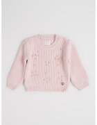 GUESS KIDS Пуловер с овално деколте и бродерии