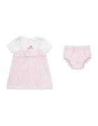 GUESS KIDS Рокля с гащички - Бял/Розово