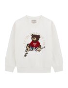 GUESS KIDS Суитшърт с лого - Червен/Черен/Кафяв