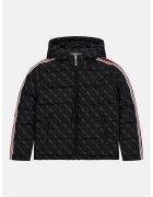 GUESS KIDS Яке с качулка и монограм