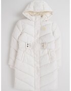 GUESS KIDS Зимно яке с качулка и еластичен колан