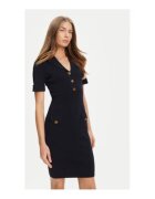 Guess Knitted Dress With V Neckline