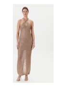 Guess Knitted Maxi Dress With Twisted Detail