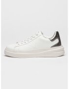 Guess Кожени спортни обувки с лого - Бял