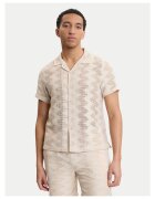 Guess Мъжка риза - бежова - 67% полиестер - 33% памук