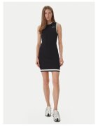 Guess Плетена рокля - черна - 63% вискоза