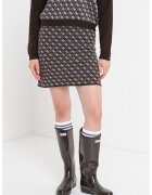 Guess Пола с вълна с монограм - Бял/Кафяв