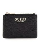 Guess Портфейл от еко кожа с релеф Сафиано с метално лого