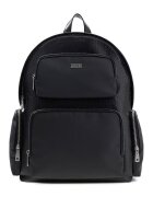 Guess Раница Boston от еко кожа с регулируеми презрамки - Черен