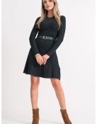 Guess Разкроена плетена рокля с колан