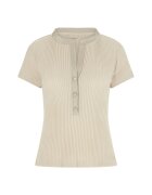 Guess Рипсена тениска с копчета