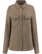 Guess Риза с лиосел с джобове на гърдите