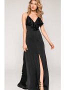 Guess Рокля - Полиестер - Черна