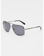 Guess Слънчеви очила Aviator с поляризация - Тъмносребрист/Сребрист