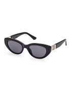 Guess Слънчеви очила Cat-Eye с лого - Златист/Черен