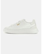 Guess Спортни обувки от еко кожа с кожа с шагрен - Бял