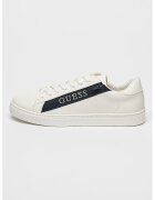 Guess Спортни обувки от еко кожа с лого и цип - Крем