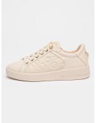 Guess Спортни обувки от еко кожа с лого - Слонова кост
