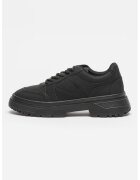 Guess Спортни обувки от еко кожа с връзки - Черен