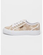 Guess Спортни обувки с лого - Бежов/Бял