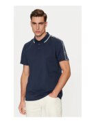 Guess Tricou polo din amestec de bumbac - L