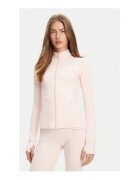 Guess Вталена спортна блуза от еластична материя с метално лого и цип