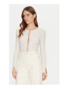 Guess Жилетка slim fit с кръгло деколте