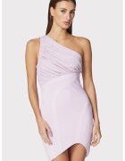 Herve Leger Асиметрична мини рокля с едно рамо и драпировка на бюста