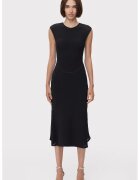 Herve Leger Round Neckline Sleeveless Midi Dress