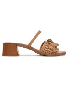 Hispanitas Дамски сандали - естествена кожа - кафяви