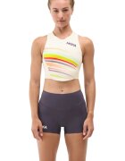 Hoka Дамска бюстиера Race Day Crop-Многоцветна