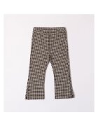I Do Панталон с щампа за момиче - 4.7597 - черен/бежов - Черен/Бежов