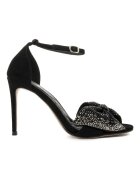 Il Passo Marilee Suede Sandals With Bow Detail