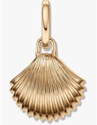 INDIRA Сребърен медальон Golden Shell