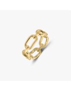 INDIRA Сребърен пръстен Golden Chain