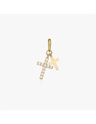 INDIRA Висулка от злато Double Cross