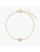 INDIRA Златна гривна Golden Sphere