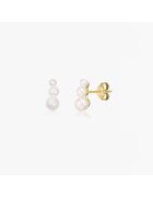 INDIRA Златни обеци Tiny Pearls