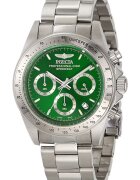 Invicta Мъжки часовник 14384 - - Стомана - Кварц - Сребрист\Зелен