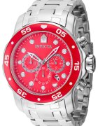 Invicta Мъжки часовник - мултифункционален - хронограф - водоустойчив 10 atm - 48mm