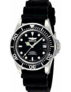 Invicta Мъжки часовник Pro Diver 40mm автоматичен - черна каишка - водоустойчив 200m - неръждаема стомана