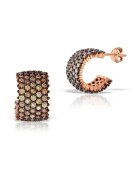 IOANA PREDA Cercei din argint placati cu aur de 14k Gold Round - Продуктът ще бъде доставен в индивидуална опаковка.