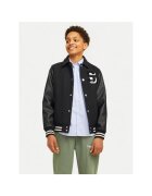 Jack  Jones Детско бомбър яке Jack&Jones Carter 12261333 Черно - стандартна кройка - полиестер