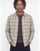 Jack & Jones Карирана риза - Сив/Бежов