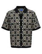 Jack  Jones Мъжка риза Jack Jones - 12278724 - памук/акрил - черна