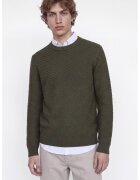 Jack & Jones Пуловер от органичен памук с релеф