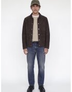 Jack & Jones Релефен пуловер с овално деколте