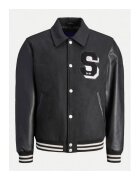 Jack  Jones Яке бомбър Jack&Jones Carter 12260455 Черно - стандартна кройка - полиестер