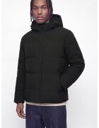 Jack & Jones Зимно яке с външни джобове с цип - Черен/Тъмнозелен