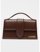 Jacquemus Кожена чанта с дръжка и метално лого Bambino - - 13x23.5x7